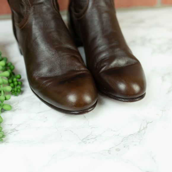 Justin 3737 Riding Boots Brown 6 - Picture 2 of 6